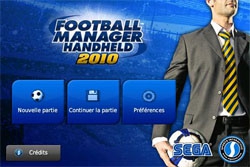 Football Manager 2010 débarque sur l'iPhone Football Manager 2010 débarque sur l'iPhone